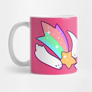 Pastel Shooting Star Ghosts Mug